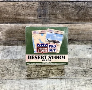 Juego profesional de tarjetas Desert Storm 1991 selladas de fábrica (caja 36 paquetes) ¡militares sin abrir! - Imagen 1 de 5