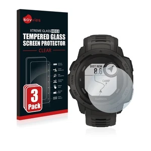For Garmin Instinct Tactical Edition Tempered Glass 3x Screen Protector - Zdjęcie 1 z 8