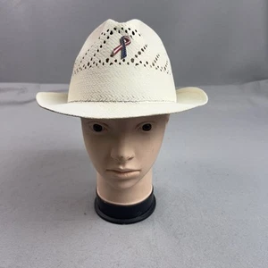 De Colección Tombstone Por Augusto Di Zola Paja Fedora Sombrero Para Hombres Grande Diseñador Hipster - Imagen 1 de 7