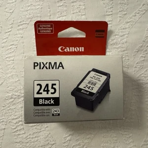 SEALED Genuine Canon 245 BLACK PIXMA Fine Cartridge PG-245 PIXMA MG2420 MG2520 - Picture 1 of 3