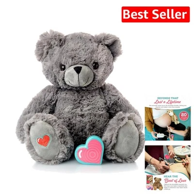 Cherished Baby Heartbeat Recorder: Cuddly Plush Animal Keepsake, 20 Sec Playback - Image 1 of 4