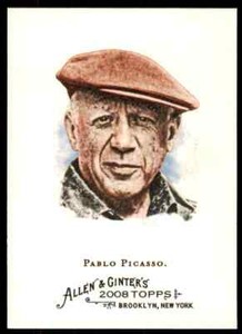 2008 Topps Allen & Ginter Painter/Draightsman/Sculptor Pablo Picasso