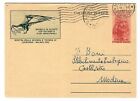 1953 Repubblica - Cartolina postale 20 L. rosso Leonardo - Aliante usata