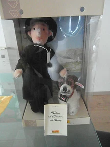 Steiff heiliger St. Bernhard mit Hund Barry 993701 - Bild 1 von 4