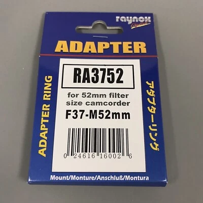 Raynox Adapter Ring RA3752 F37-M52mm - Image 1 of 4