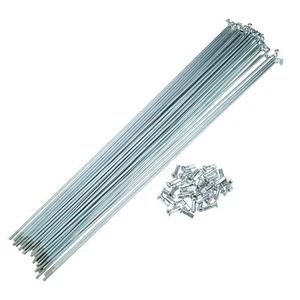 36 pcs 14G J Courbure 274 mm Vélo Vélo Rayons avec Mamelons Argent Ton - Foto 1 di 8