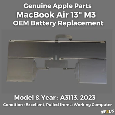 Batería Original Apple MacBook Air 13" A3113 2023 OEM Repuesto | Caja Abierta Foto 1 de 4