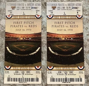 Vintage Pittsburgh Pirates Final Opening Day Lot of 2 Ticket Stubs 4/3/2000 - Bild 1 von 2