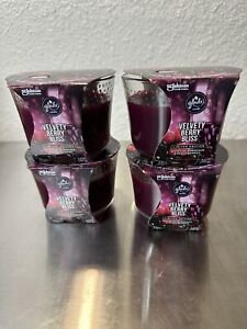 4-Pack Glade Velvety Berry Bliss Bordeaux 3-Wick Candles Limited Edition 6.8 Oz