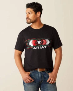 Ariat Men's SW Mexico Short Sleeve T-Shirt (Black) 10055156 - Picture 1 of 6