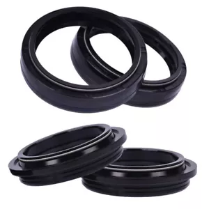 Front Fork Oil Seals & Dust Seals For Honda XR250L XL600 NT650 NX650 CBR600RR - Picture 1 of 6