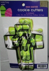 EASTER ~ 3 Pc. ~ Nesting  Cookie Cutter Set ~ CROSS - Picture 1 of 1