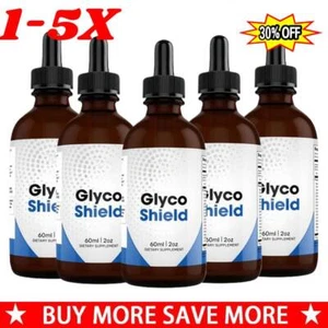 1-5X Glyco Shield Blood Support Drops Advanced Vitamin Supplement 60 ml - Picture 1 of 16