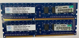 4GB (2 X 2GB) 1Rx8 PC3-12800U DDR3 1600 DIMM Desktop Memory Acer Dell HP Lenovo - Picture 1 of 1