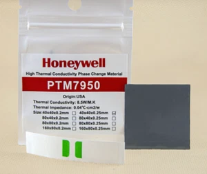 heneywell ptm 7950 40*40*0.25mm thermal pad with phase transition - Bild 1 von 1