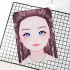 Face Painting Practice Board, Stage Makeup Painting Tool Pad, Washable Portable
