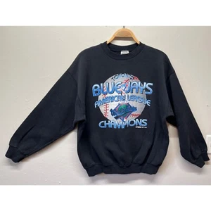 VTG Toronto Blue Jays 1993 World Series Champions American League Sweatshirt XL - Bild 1 von 10