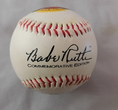 Babe Ruth New York Yankees 1895-1995  100th Anniversary Stat Baseball Cover