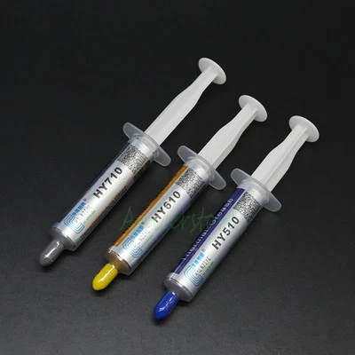 3-Tube 5g Silver Gold Grey Silicone Compound Thermal Grease Paste For CPU GPU IC - Image 1 of 4