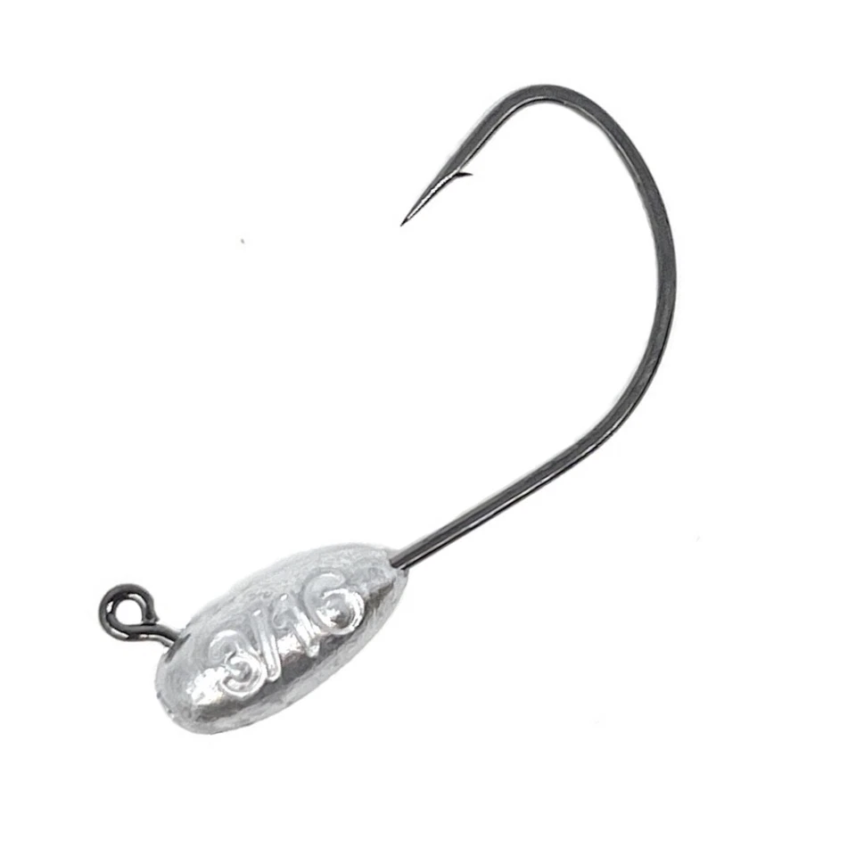 Cabezales de plantilla de tubo de plomo de aparejos de reacción - paquete de 10 - para pesca de tubo de lubina Foto 1 de 3