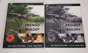 Friendly Biology Textbook & Tests & Answer Keys by Joey & Lisa Hajda - Picture 1 of 10