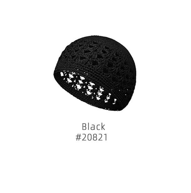 Hollow Out Hair Net Rainbow Crochet Cap Fishnet Hairnet Snood Sleep Night Cover - Image 1 of 4