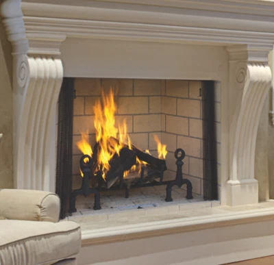 Superior WRT6036 Traditional Wood Burning Fireplace with Powder Coat Finish - Image 1 of 4