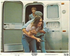 James Caan and Sally Kellerman "Slither"  8 x 10 Mini Lobby Cards