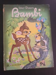 Big Book Golden Walt Bambi Disney twarda okładka 1941 - 1976 25. druk