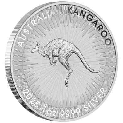 Känguru Kangaroo  1 oz 9999 Silber 2025 Charles III.  Australien 1 Dollar ST - Bild 1 von 4