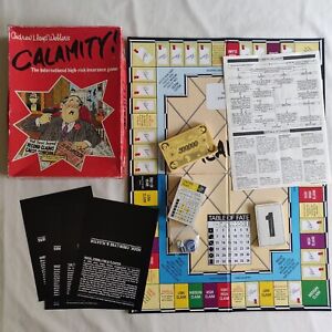 CALAMITY board game (Games Workshop, Andrew Lloyd Weber, 1983) Sealed cards