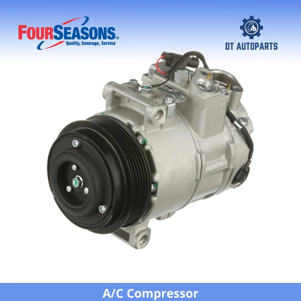 Compresor de aire acondicionado para Mercedes-Benz E320 2002-2006 4 estaciones 2003 2004 2005 Foto 1 de 4