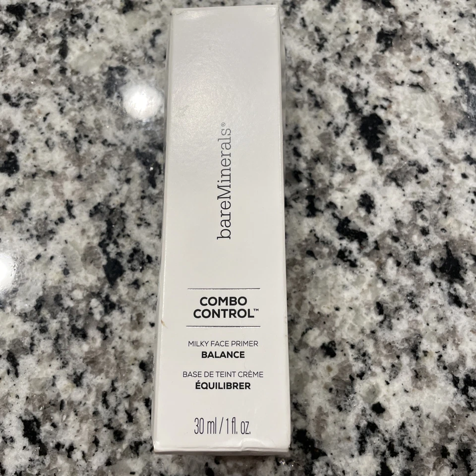 BareMinerals Combo Control Milky Face Primer Balance 1 fl oz Full Sz New in Box - Image 1 of 1