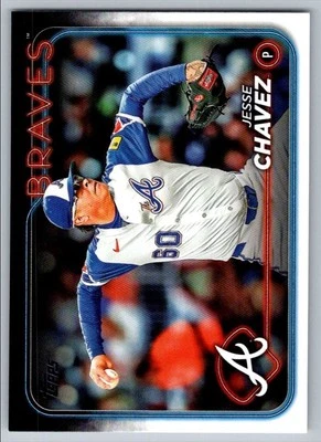 2024 Topps Update Jesse Chavez Atlanta Braves #US301 - Image 1 of 2