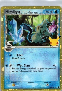 Pokemon TCG Mimikyu SWSH136/307 SWSH Black Star Promos Holo LP - Foto 1 di 2