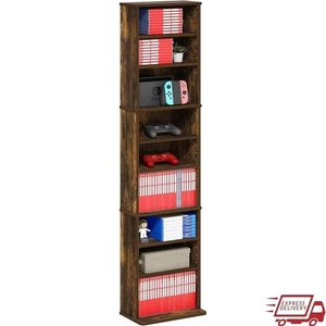 9 Regal DVD Medien Regal Verstellbar Aufbewahrung Organizer Home Office Wohnzimmer Neu - Bild 1 von 45