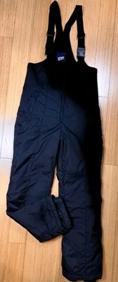 Sport Essentials Unisex Negro Ajustable Impermeable Nieve Babero Invierno Pantalones Talla Pequeña Foto 1 de 4