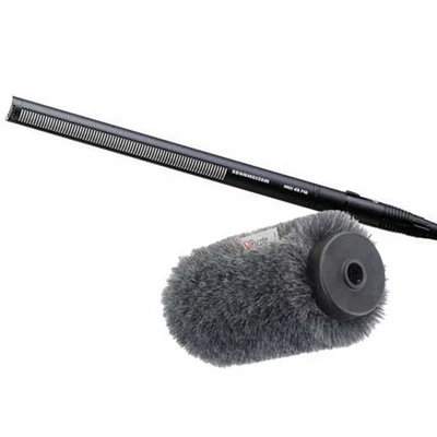 Sennheiser MKH-416 Short Interference Tube Microphone with Rycote 18cm Long Hair - Image 1 of 4