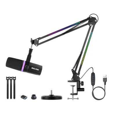 Micufuns Vocal Dynamic Microphone, XLR/USB Podcast Recording PC Microphone,St... - Image 1 of 4