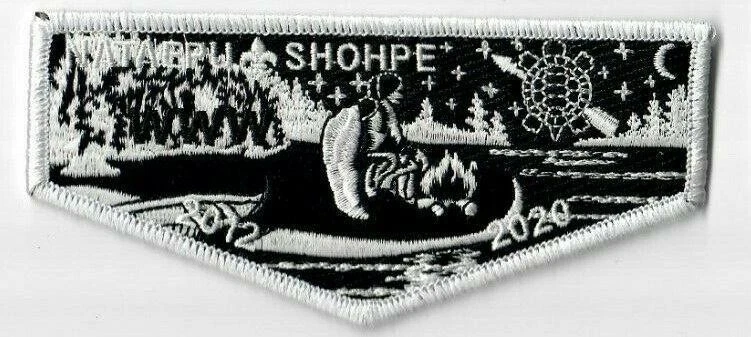 Boy Scout OA 25 Nataepu Shohpe Lodge 2020 "Death" Flap - Image 1 of 1