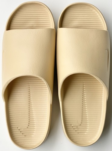 Sandali Nike Calm Slide Sesame Unisex Schiuma Uomo 16 Donna 17 Beige Chiaro