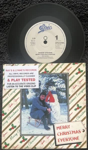 Shakin' Stevens  Merry Christmas Everyone 7'' Vinyl 1985 CLEANED/TESTED EX VIDEO - Bild 1 von 8