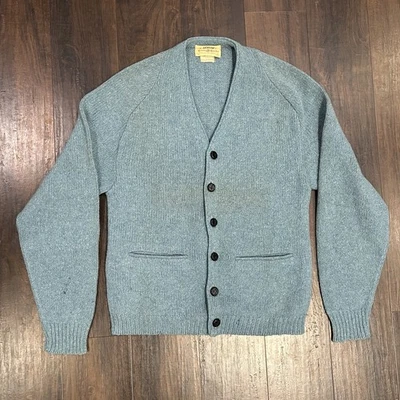 True Vintage 60s Arrow Cum Laude Lambswool Small Collegiate Cardigan Sweater - Image 1 of 4