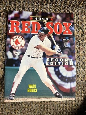  BOSTON RED SOX BASEBALL 1990 Official Yearbook-Second Edition Wade Boggs - Image 1 of 3