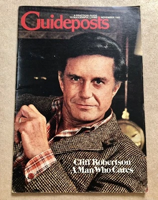 Guideposts Magazine (November 1982), Cliff Robertson: A Man Who Cares, VG! - Image 1 of 2
