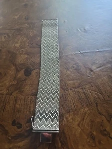 Wunderschönes breites Armband Italien Sterlingsilber 925 geflochten 64,5 g. - Bild 1 von 8