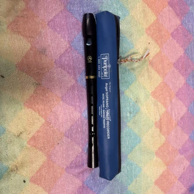 Peripole Angel Soprano Halo Recorder Model PB6000 With Blue Case  - Image 1 of 4