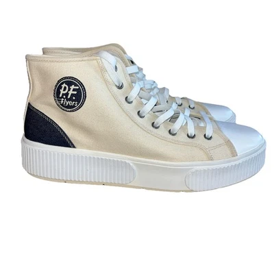 PF Flyers Base Postura Rígida Cuña Alta Tenis Hombre’s 13 Lote de Arena Foto 1 de 4