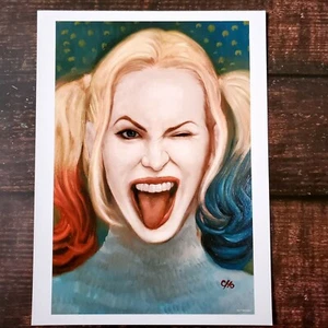 HARLEY QUINN DRUCK POSTER 12 X 16" DC COMICS - COVER VILLIANS PORTRAITS - Bild 1 von 2