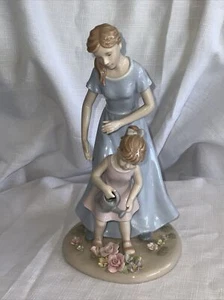 Large Adora Lady Figurine With Child Watering The Flowers-Stunning - Picture 1 of 11
